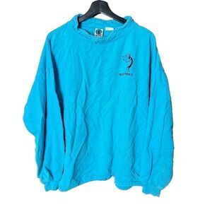 VTG 80s WEK The World Pullover USA Large